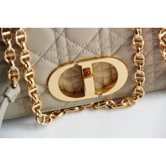 Replica Borsa Caro piccola Dior in pelle di vitello Cannage Beige Replica Borsa Caro piccola Dior in pelle di vitello Cannage Beige