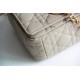 Replica Borsa Caro piccola Dior in pelle di vitello Cannage Beige Replica Borsa Caro piccola Dior in pelle di vitello Cannage Beige