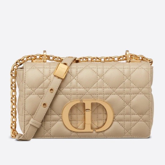 Replica Borsa Caro piccola Dior in pelle di vitello Cannage Beige Replica Borsa Caro piccola Dior in pelle di vitello Cannage Beige