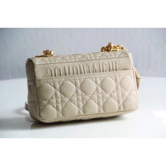 Replica Borsa Caro piccola Dior in pelle di vitello Cannage Beige Replica Borsa Caro piccola Dior in pelle di vitello Cannage Beige