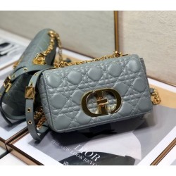 Borsa Dior Piccola Caro In Pelle Di Vitello Cannage Grigia Borsa Dior Piccola Caro In Pelle Di Vitello Cannage Grigia