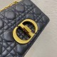 Replica Borsa Dior piccola Caro in pelle di vitello Cannage nera Replica Borsa Dior piccola Caro in pelle di vitello Cannage nera