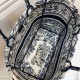 Replica Borsa tote Dior Catherine Toile de Jouy ricamata Blu Replica Borsa tote Dior Catherine Toile de Jouy ricamata Blu