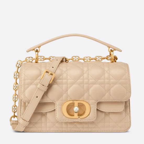 Replica Borsa Dior Jolie piccola con manico superiore Dior Cannage Beige Replica Borsa Dior Jolie piccola con manico superiore Dior Cannage Beige