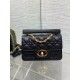 Replica Borsa Dior piccola Jolie con manico superiore Cannage nera Replica Borsa Dior piccola Jolie con manico superiore Cannage nera