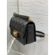 Replica Borsa Dior piccola Jolie con manico superiore Cannage nera Replica Borsa Dior piccola Jolie con manico superiore Cannage nera