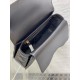 Replica Borsa Dior piccola Jolie con manico superiore Cannage nera Replica Borsa Dior piccola Jolie con manico superiore Cannage nera