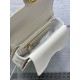 Replica Borsa Dior piccola Jolie con manico superiore Dior Cannage bianca Replica Borsa Dior piccola Jolie con manico superiore Dior Cannage bianca