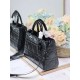 Replica Dior Medium Lady D-Sire Borsa My ABCDior Dior stropicciata nera Replica Dior Medium Lady D-Sire Borsa My ABCDior Dior stropicciata nera