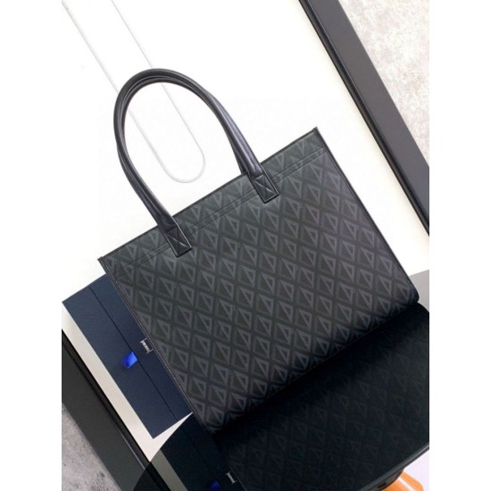 Replica Borsa tote Dior Safari CD Diamond Tela Nera Replica Borsa tote Dior Safari CD Diamond Tela Nera