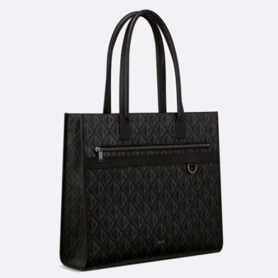 Replica Borsa tote Dior Safari CD Diamond Tela Nera Replica Borsa tote Dior Safari CD Diamond Tela Nera