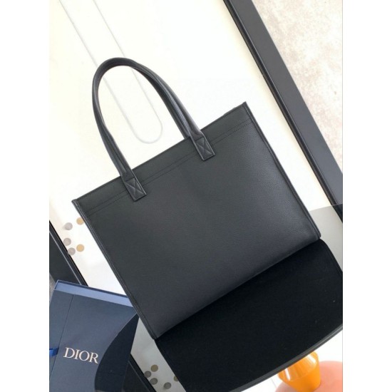 Replica Borsa tote Dior Safari Pelle di vitello granulata Nera Replica Borsa tote Dior Safari Pelle di vitello granulata Nera