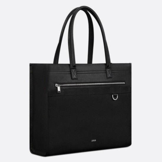 Replica Borsa tote Dior Safari Pelle di vitello granulata Nera Replica Borsa tote Dior Safari Pelle di vitello granulata Nera