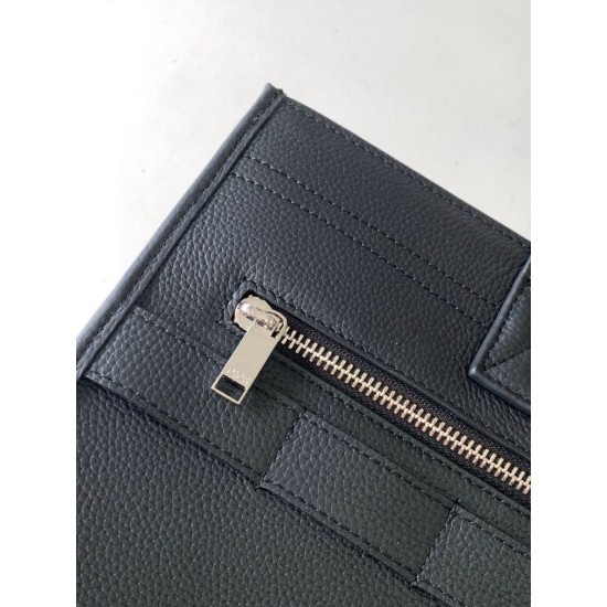 Replica Borsa tote Dior Safari Pelle di vitello granulata Nera Replica Borsa tote Dior Safari Pelle di vitello granulata Nera