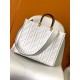 Replica Borsa shopper Fendi Sunshine piccola/media con motivo FF in rilievo 3D-Texture Bianca Replica Borsa shopper Fendi Sunshine piccola/media con motivo FF in rilievo 3D-Texture Bianca