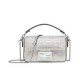 Replica Fendi Baguette Mini Bag Borchie Sfaccettate motivo FF 8BS017 Argento Replica Fendi Baguette Mini Bag Borchie Sfaccettate motivo FF 8BS017 Argento