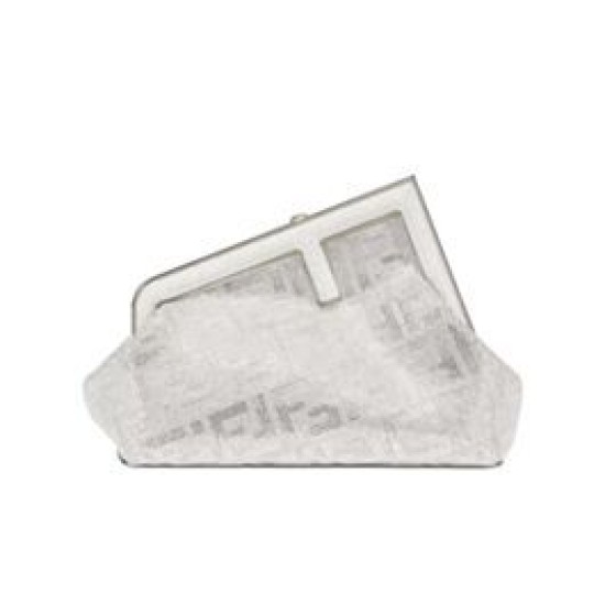 Replica Fendi First Small Bag Borchie Sfaccettate motivo FF 8BP129 Argento Replica Fendi First Small Bag Borchie Sfaccettate motivo FF 8BP129 Argento