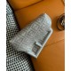 Replica Fendi First Small Bag Borchie Sfaccettate motivo FF 8BP129 Argento Replica Fendi First Small Bag Borchie Sfaccettate motivo FF 8BP129 Argento