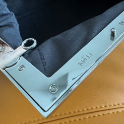 Fendi First Small Bag Borchie Sfaccettate motivo FF 8BP129 Argento