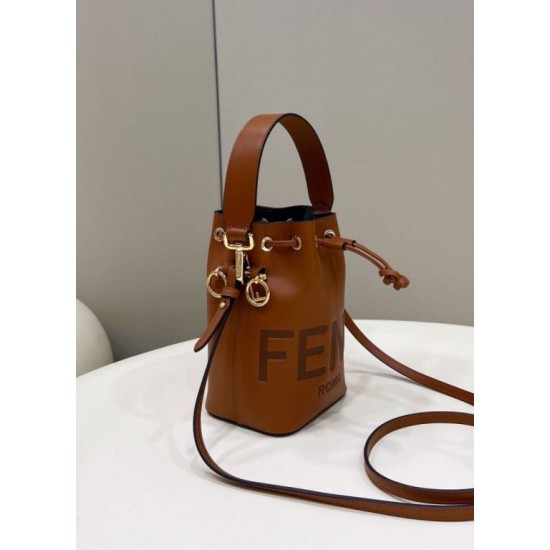 Replica Fendi Mon Tresor secchiello Mini Borsa Fendi Marrone Replica Fendi Mon Tresor secchiello Mini Borsa Fendi Marrone