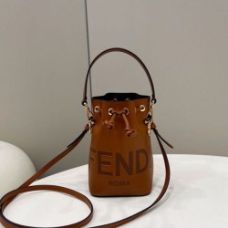 Fendi Mon Tresor secchiello Mini Borsa Fendi Marrone
