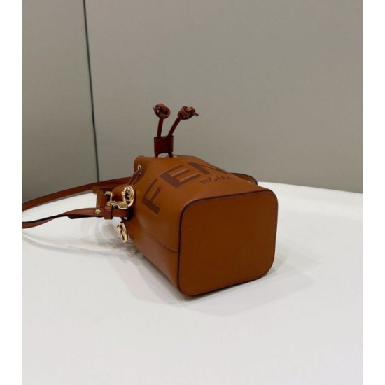 Replica Fendi Mon Tresor secchiello Mini Borsa Fendi Marrone Replica Fendi Mon Tresor secchiello Mini Borsa Fendi Marrone