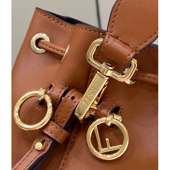 Replica Fendi Mon Tresor secchiello Mini Borsa Fendi Marrone Replica Fendi Mon Tresor secchiello Mini Borsa Fendi Marrone