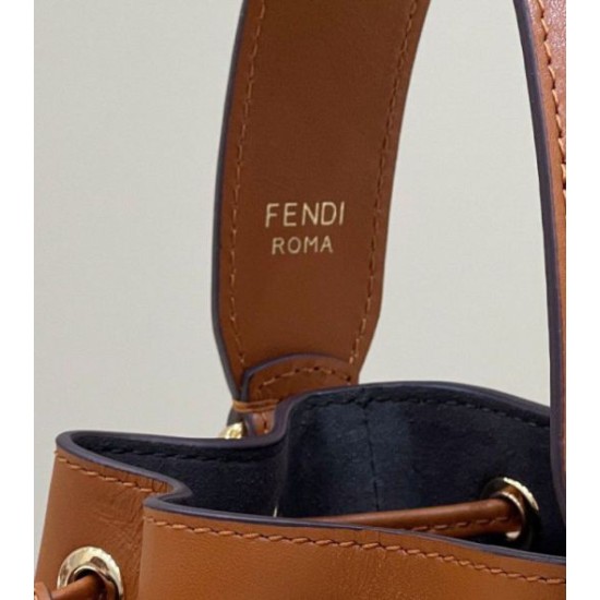 Replica Fendi Mon Tresor secchiello Mini Borsa Fendi Marrone Replica Fendi Mon Tresor secchiello Mini Borsa Fendi Marrone