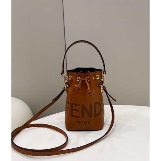 Replica Fendi Mon Tresor secchiello Mini Borsa Fendi Marrone Replica Fendi Mon Tresor secchiello Mini Borsa Fendi Marrone