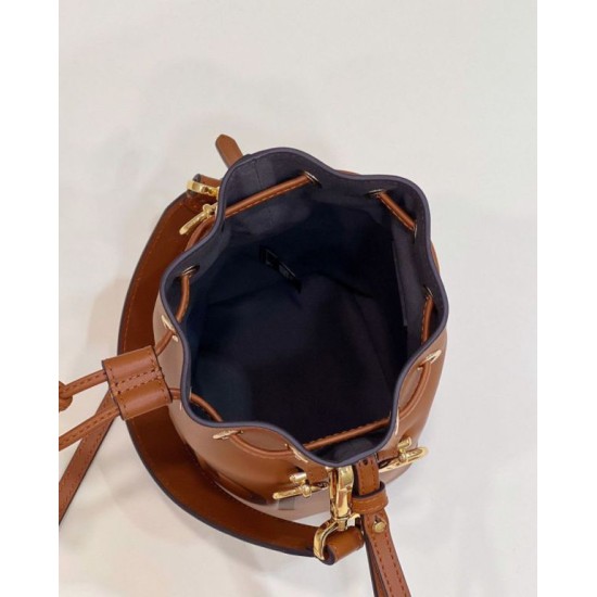 Replica Fendi Mon Tresor secchiello Mini Borsa Fendi Marrone Replica Fendi Mon Tresor secchiello Mini Borsa Fendi Marrone