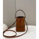 Replica Fendi Mon Tresor secchiello Mini Borsa Fendi Marrone Replica Fendi Mon Tresor secchiello Mini Borsa Fendi Marrone