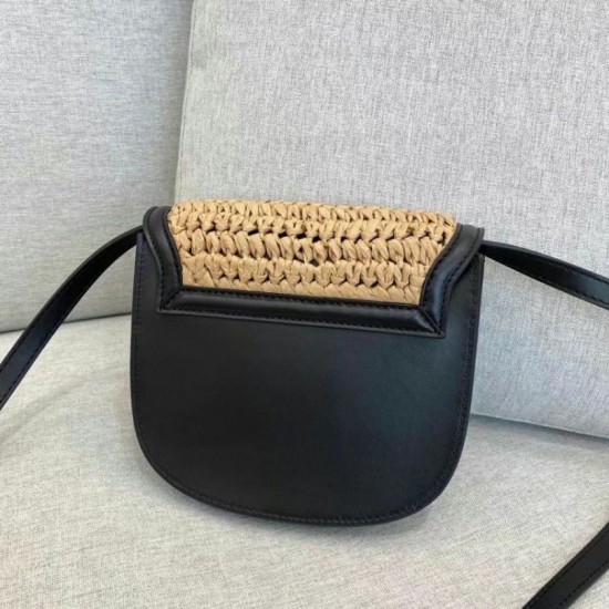 Replica Borsa piccola YSL Saint Laurent Kaia in rafia Replica Borsa piccola YSL Saint Laurent Kaia in rafia