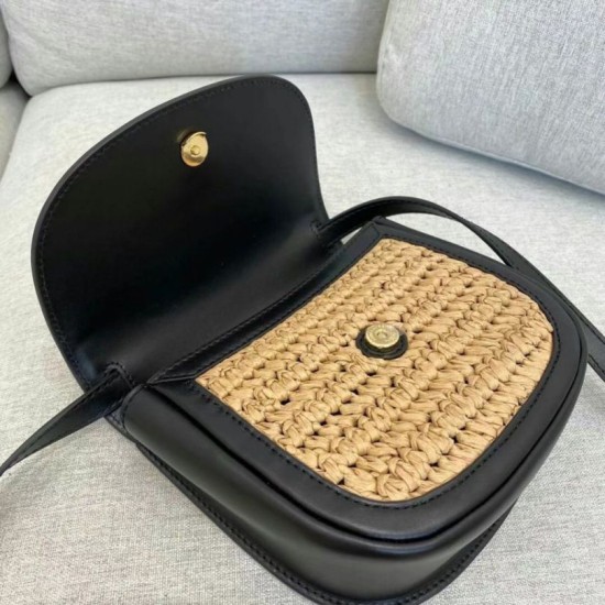 Replica Borsa piccola YSL Saint Laurent Kaia in rafia Replica Borsa piccola YSL Saint Laurent Kaia in rafia
