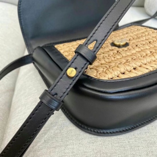 Replica Borsa piccola YSL Saint Laurent Kaia in rafia Replica Borsa piccola YSL Saint Laurent Kaia in rafia