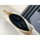 Replica Pouch YSL Saint Laurent Gaby con cerniera bianco trapuntato Replica Pouch YSL Saint Laurent Gaby con cerniera bianco trapuntato