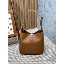 Borse YSL Saint Laurent Le 5 A 7 Supple Small Hobo Marrone Borse YSL Saint Laurent Le 5 A 7 Supple Small Hobo Marrone