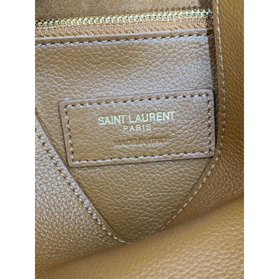 Replica Borse YSL Saint Laurent Le 5 A 7 Supple Small Hobo Marrone