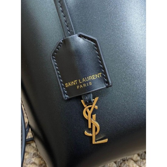 Replica Borsa tote YSL Saint Laurent mini Toy Shopping Nera