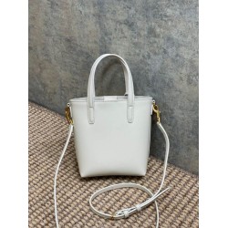 Borsa tote YSL Saint Laurent mini Toy Shopping Bianca