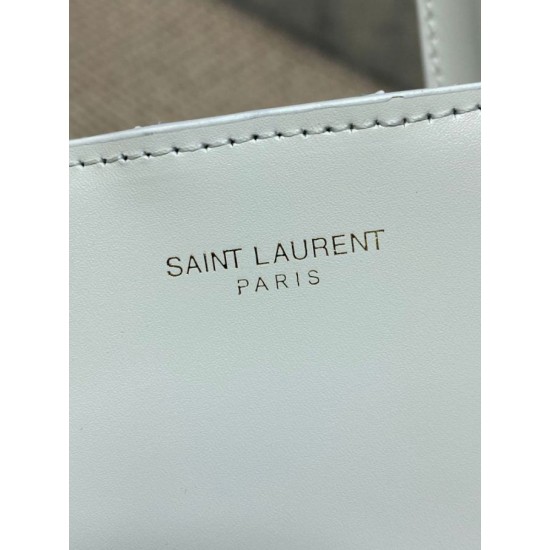 Replica Borsa tote YSL Saint Laurent mini Toy Shopping Bianca Replica Borsa tote YSL Saint Laurent mini Toy Shopping Bianca