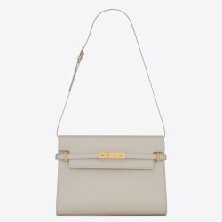 Borsa YSL Saint Laurent Manhattan Baguette Bianca