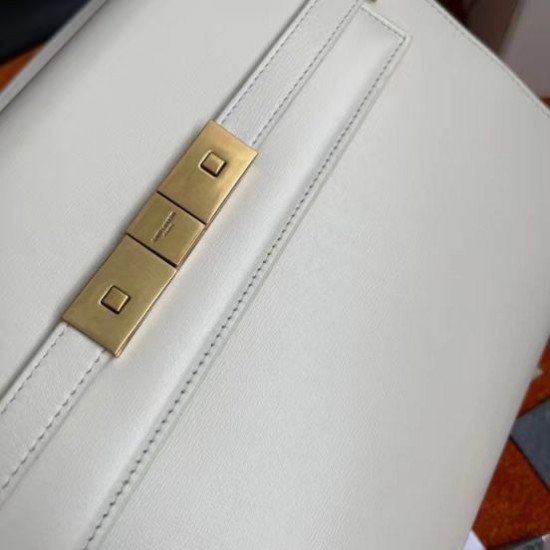Replica Borsa YSL Saint Laurent Manhattan Baguette Bianca Replica Borsa YSL Saint Laurent Manhattan Baguette Bianca