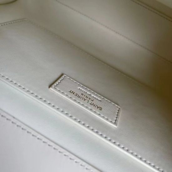 Replica Borsa YSL Saint Laurent Manhattan Baguette Bianca Replica Borsa YSL Saint Laurent Manhattan Baguette Bianca