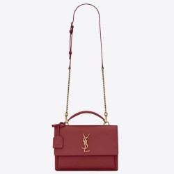 Borsa YSL Saint Laurent nuova media Sunset nera