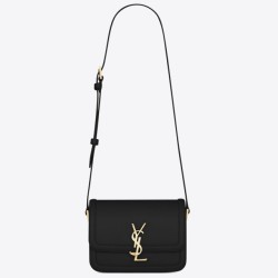 Borsa piccola YSL Saint Laurent Solferino Pelle di vitello nera