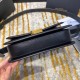 Replica Borsa piccola YSL Saint Laurent Solferino Pelle di vitello nera Replica Borsa piccola YSL Saint Laurent Solferino Pelle di vitello nera