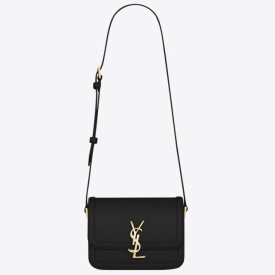 Replica Borsa piccola YSL Saint Laurent Solferino Pelle di vitello nera Replica Borsa piccola YSL Saint Laurent Solferino Pelle di vitello nera