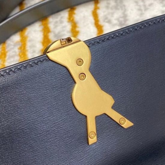 Replica Borsa piccola YSL Saint Laurent Solferino Pelle di vitello nera Replica Borsa piccola YSL Saint Laurent Solferino Pelle di vitello nera