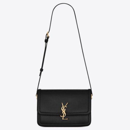 Replica Borsa media YSL Saint Laurent Solferino Pelle di vitello nera Replica Borsa media YSL Saint Laurent Solferino Pelle di vitello nera