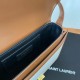Replica Borsa media YSL Saint Laurent Solferino in tela con pelle di vitello Replica Borsa media YSL Saint Laurent Solferino in tela con pelle di vitello